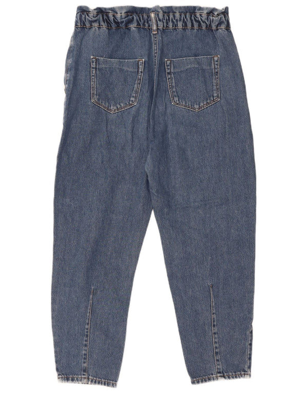 Zara Damskie Zwężane Dżinsy Z Wysokim Stanem EU 34 2XS W24 L25 Niebieskie Bawełniane