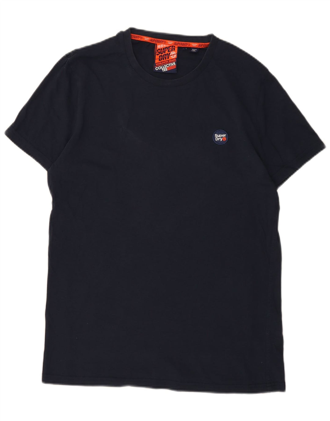 Męski T-shirt Superdry, duży, granatowy, bawełniany