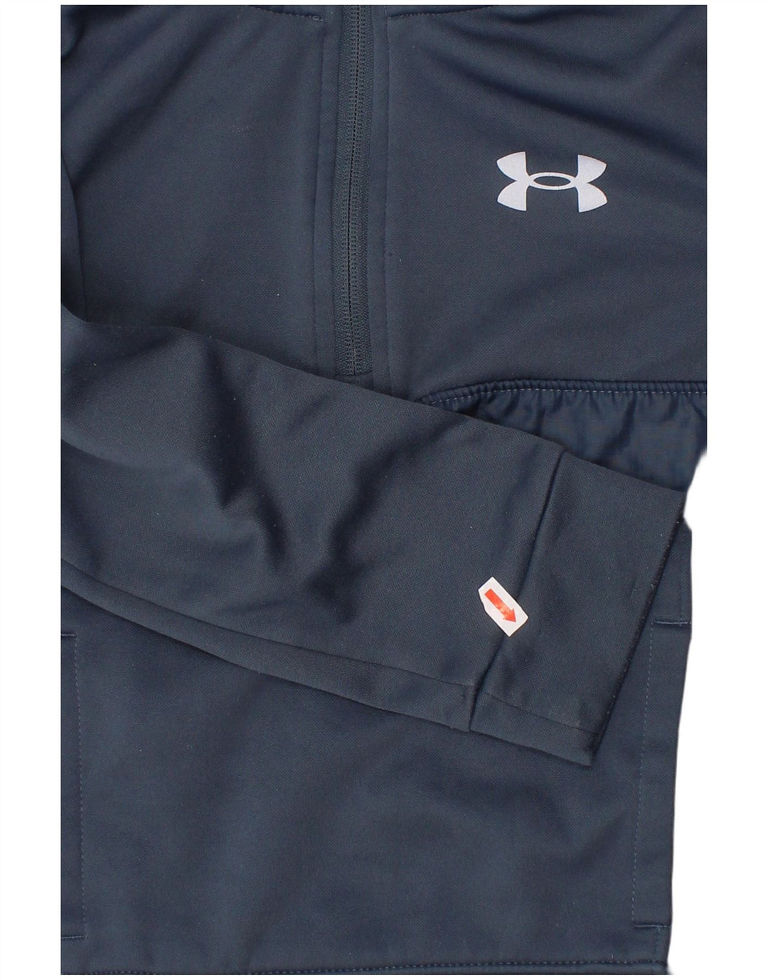 UNDER ARMOUR Chłopięcy sweter z zamkiem błyskawicznym, 5-6 lat, granatowy, poliester