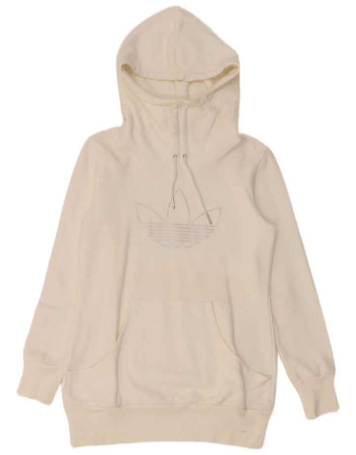 Damska bluza z kapturem Adidas Graphic IT 44 Medium White
