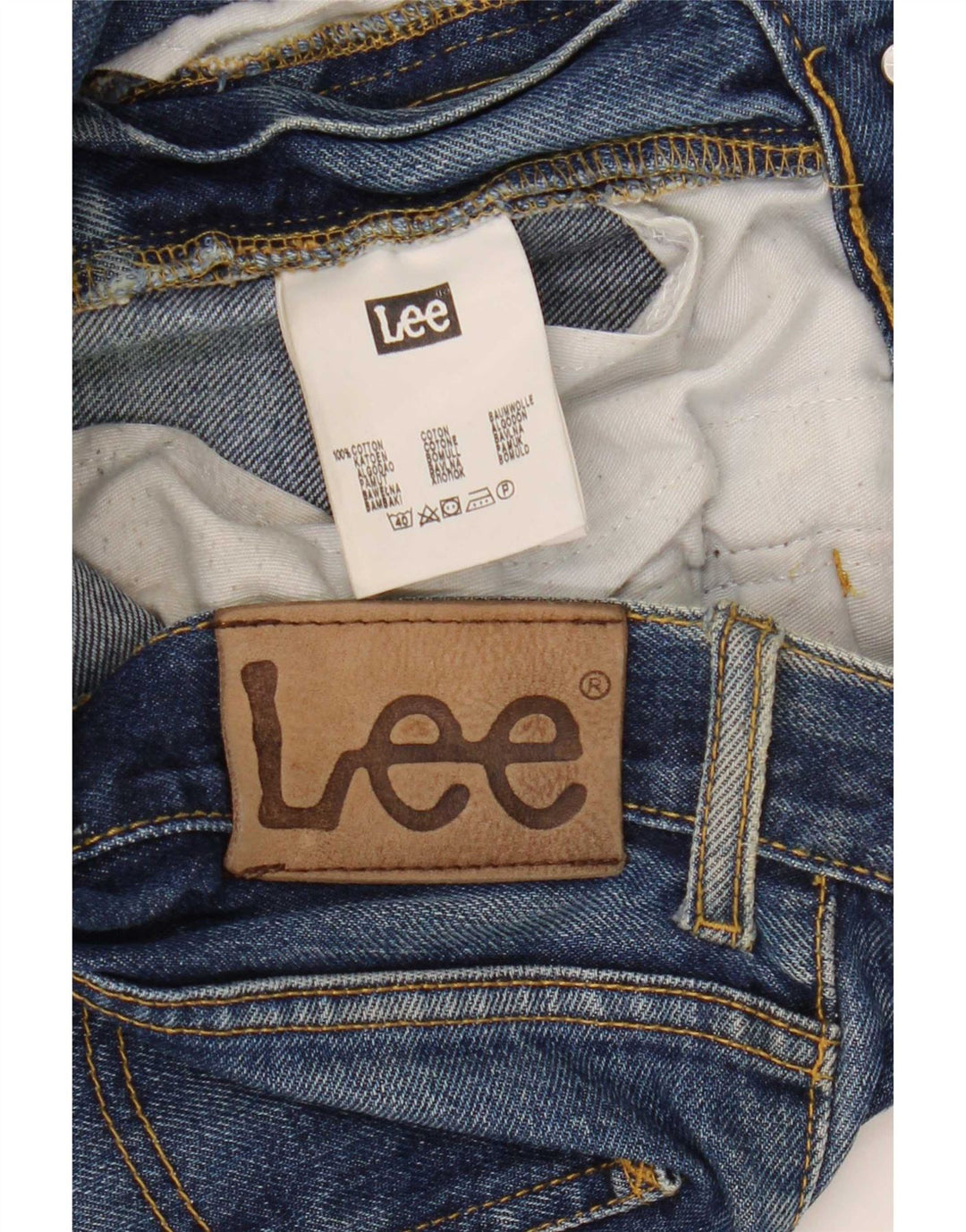 Męskie jeansy Lee Ranger Bootcut W34 L30, niebieskie, bawełniane
