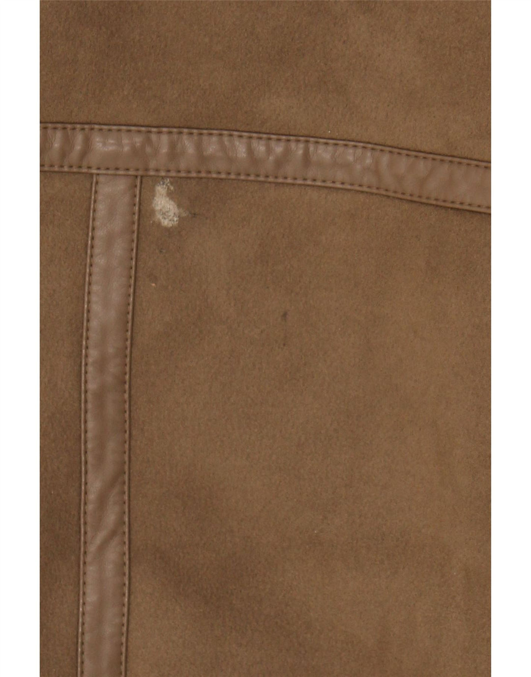 ZARA Womens Sherpa Jacket UK 16 Large Brown Polyester Vintage Zara and Second-Hand Zara from Messina Hembry 