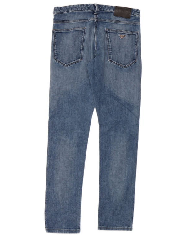 Jeansy męskie Emporio Armani W31 L30 Niebieskie bawełniane