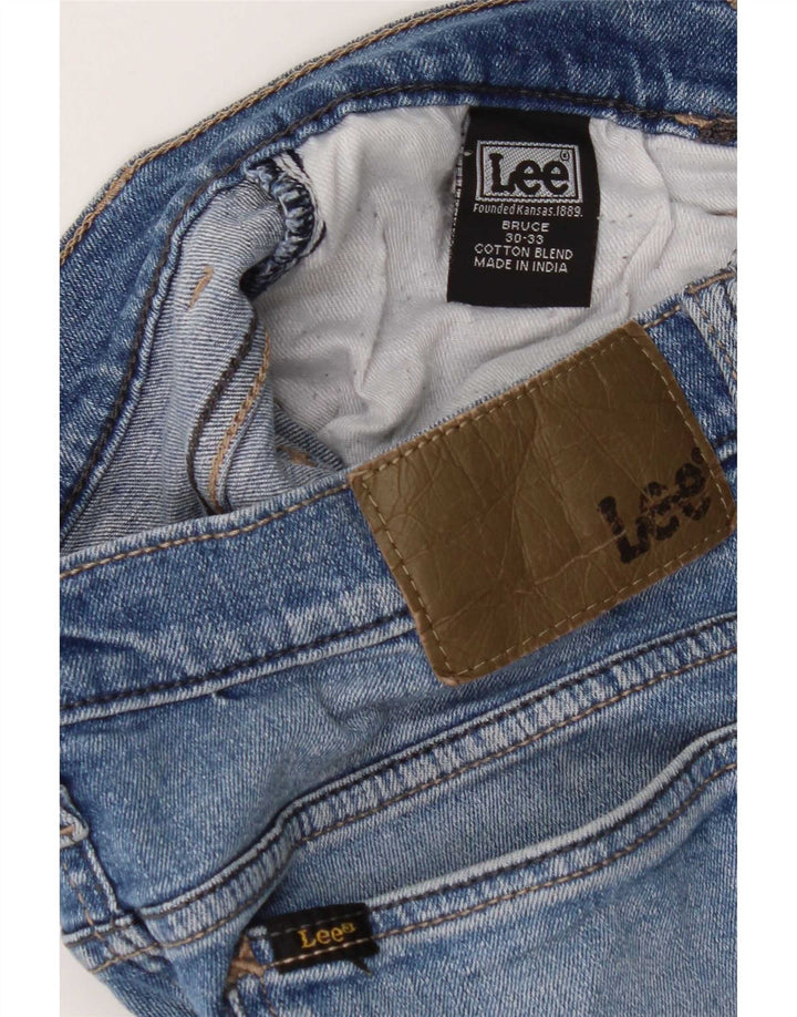 Męskie jeansy Lee Skinny W30 L30, niebieskie, bawełniane