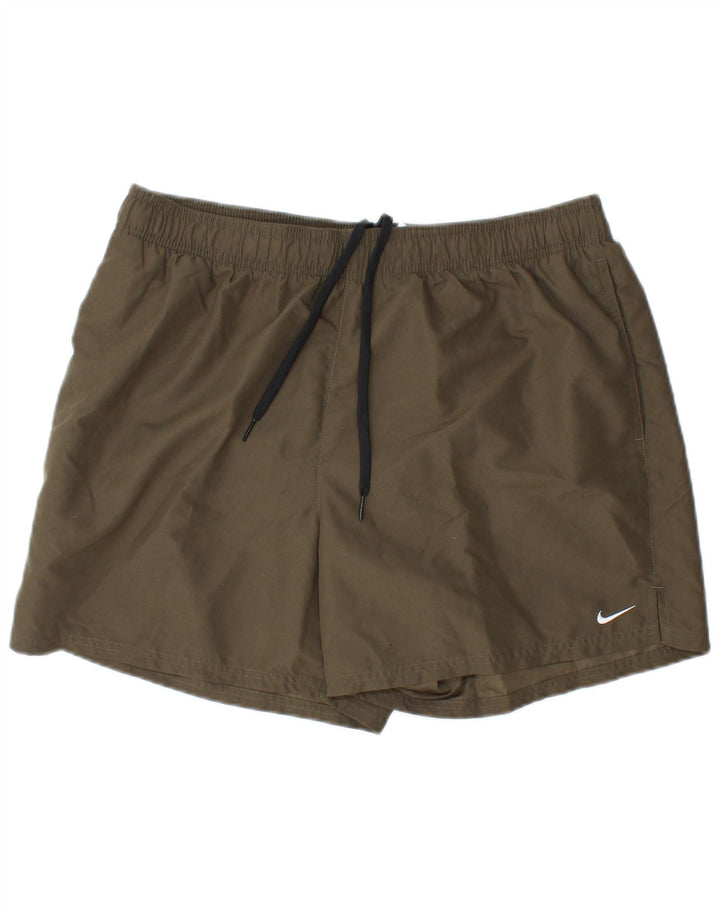 Męskie spodenki sportowe NIKE XL, khaki, poliester