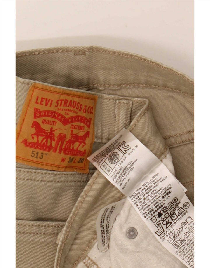 Krótkie spodnie męskie Levi's 513 W36 L25 beżowe