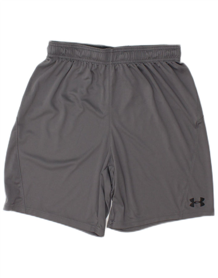 Męskie spodenki sportowe Under Armour Heat Gear, średnioszary, poliestrowy