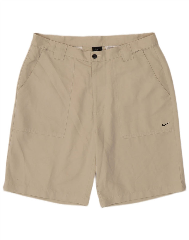 Męskie spodenki chino Nike W34, duży, beżowy poliester
