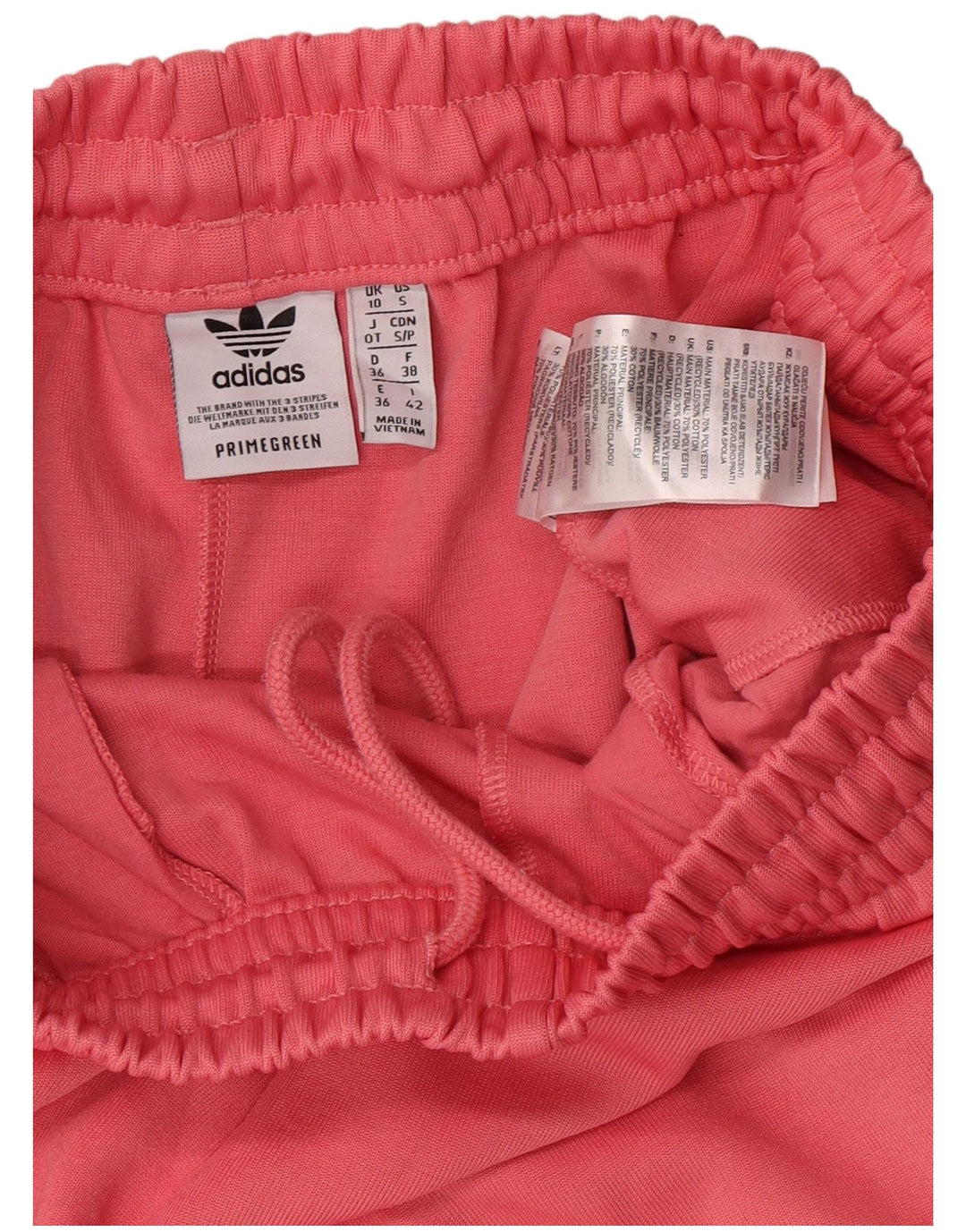 Damskie spodnie dresowe Adidas Joggers UK 10 Mały różowy poliester