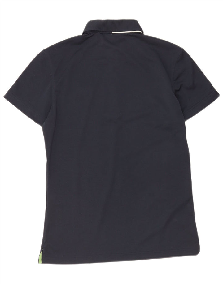 Męska koszulka polo Conte of Florence, mała, granatowa, z poliestru