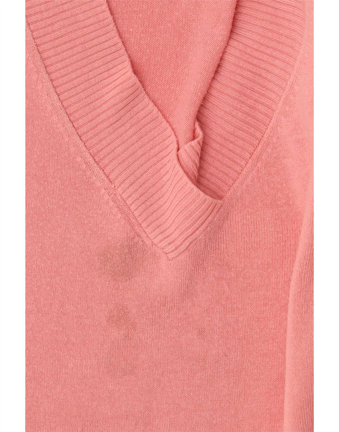 Marks & Spencer Damski sweter oversize z dekoltem w kształcie litery V, UK 16, duży różowy
