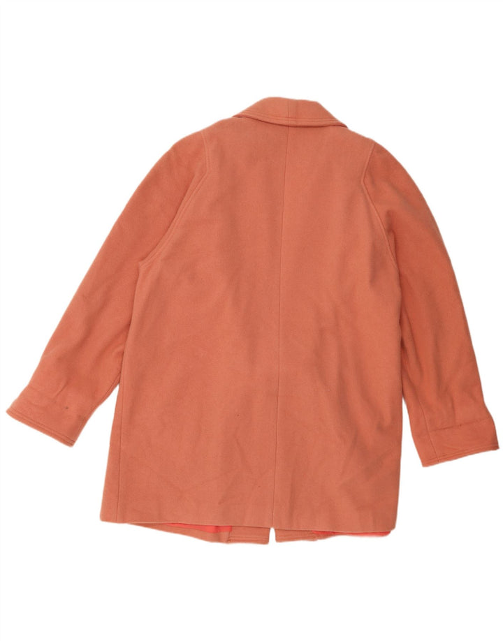 Damski płaszcz David Barry Open UK 18 XL, różowa, nowa wełna