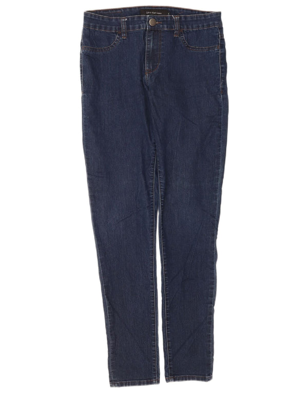 Damskie legginsy Calvin Klein Skinny Jeans US 6 Medium W28 L30 Granatowe