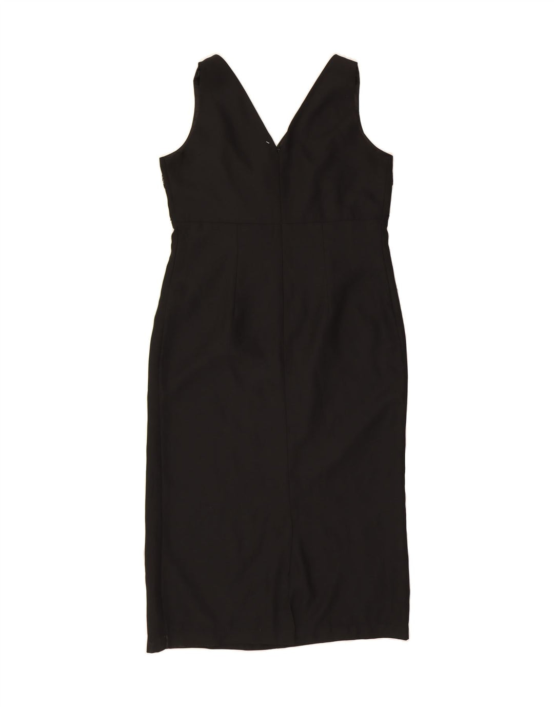 YESSICA Womens Sleeveless Sheath Dress UK 16 Large Black Polyester Vintage Yessica and Second-Hand Yessica from Messina Hembry 