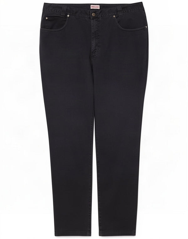 Versace Męskie spodnie typu slim casual W42 L30 Granatowa bawełna