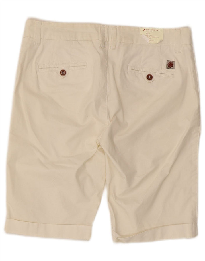 Damskie spodenki Chino PEUTEREY IT 42 Medium W32 Biała bawełna