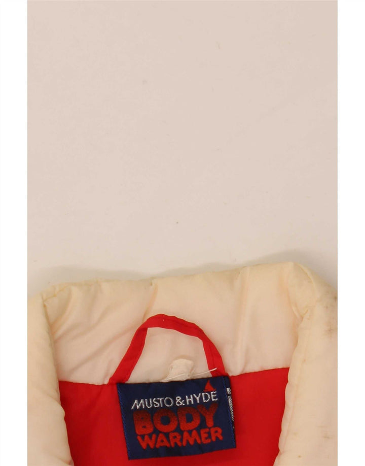 Męska wyściełana kamizelka Musto UK 38 Średni wielobarwny nylon z blokami kolorów