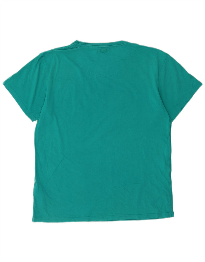 Męski T-shirt Superdry z grafiką, mały, zielony, bawełniany