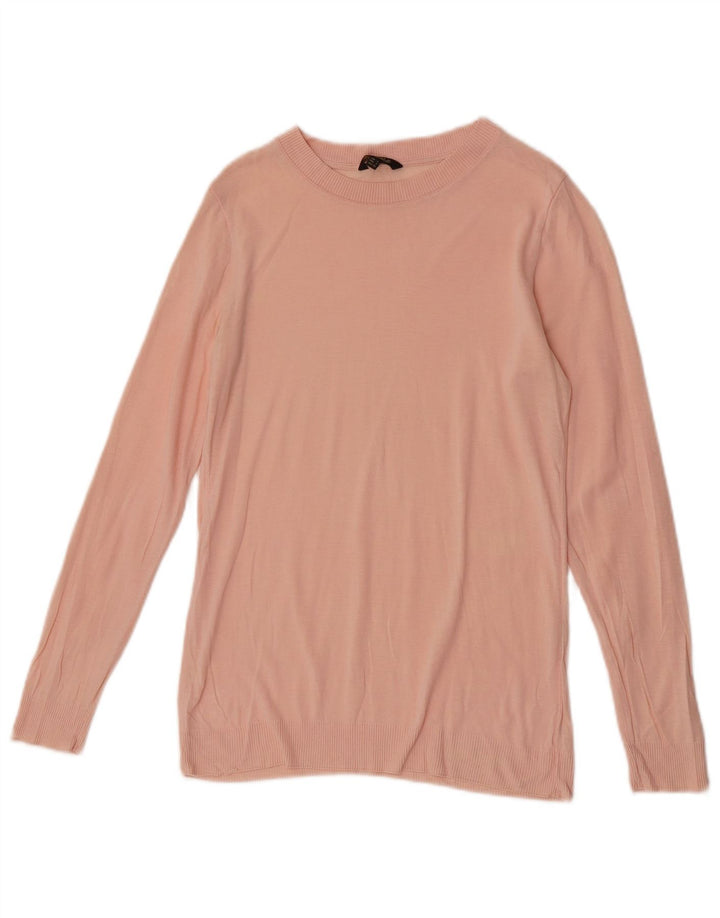 Damski top Massimo Dutti z długim rękawem, UK 8, mały, różowy