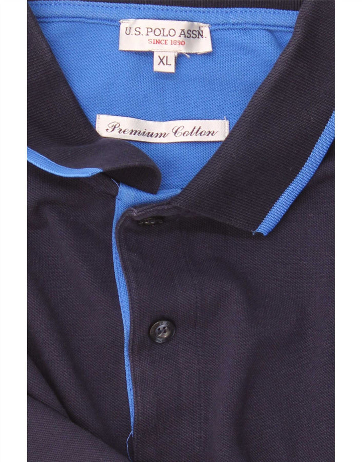 Męska koszulka polo US Polo Assn XL w kolorze granatowym