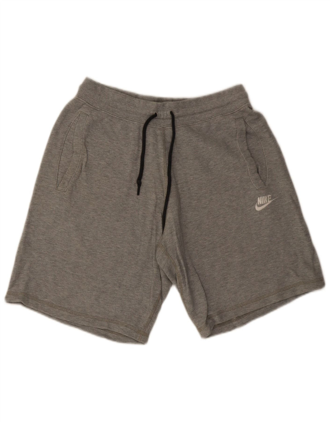 Męskie spodenki sportowe Nike, małe, szare, bawełniane