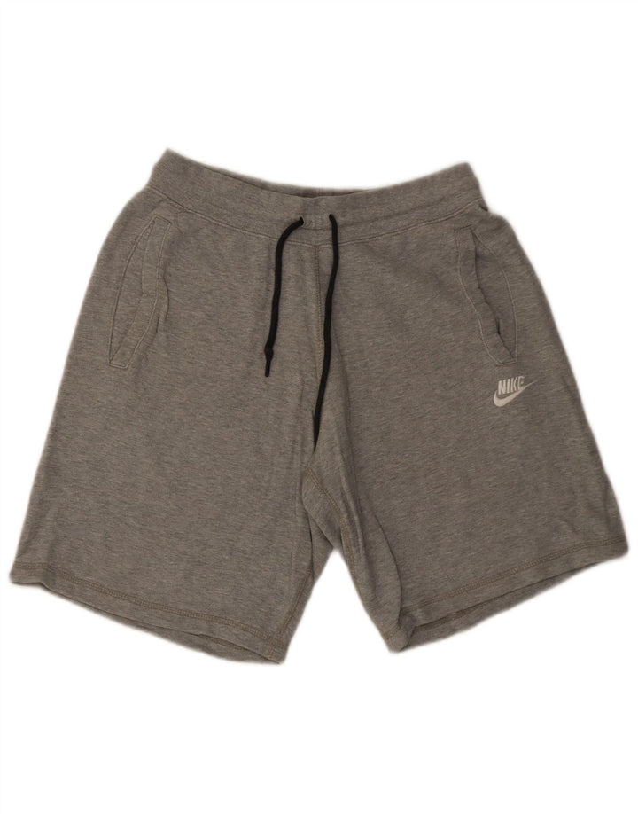 Męskie spodenki sportowe Nike, małe, szare, bawełniane