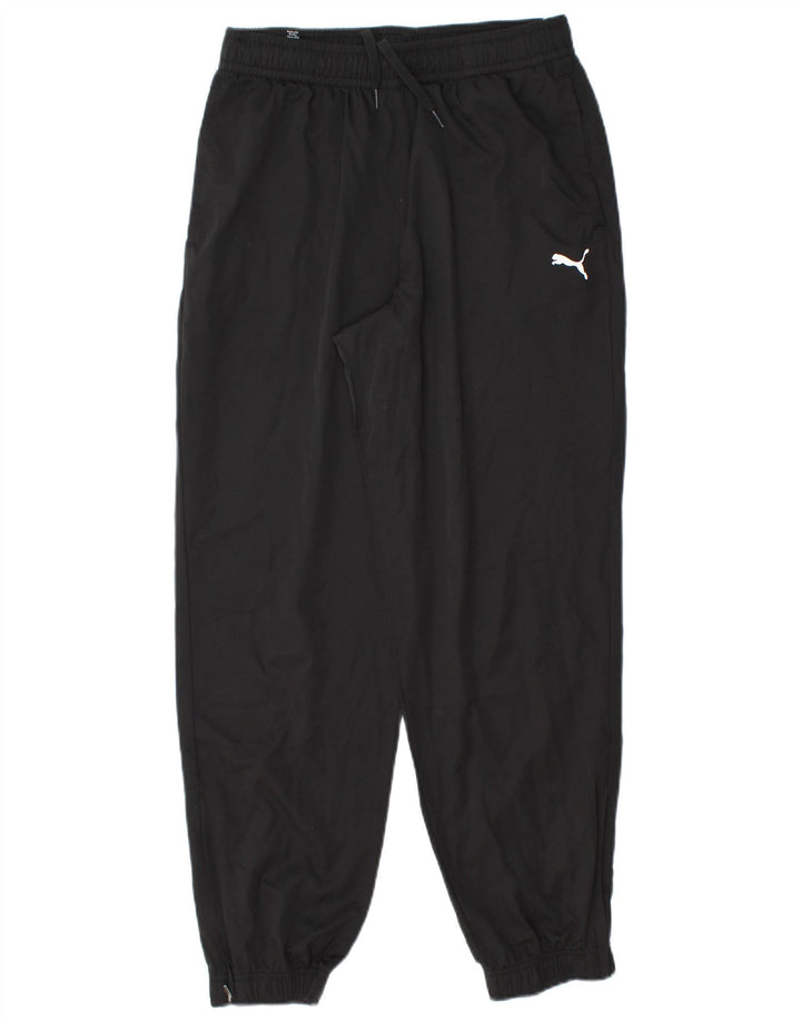 Męskie spodnie dresowe Puma Joggers, średni czarny poliester