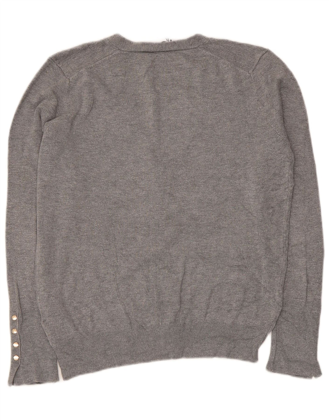 Sweter damski Zara Cardigan UK 14 Large, szara wiskoza