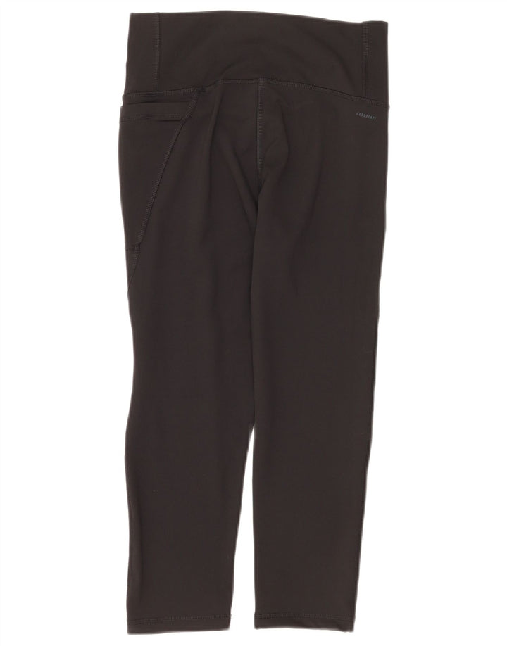Damskie legginsy Adidas Aeroready Capri UK 12/14 Średni czarny