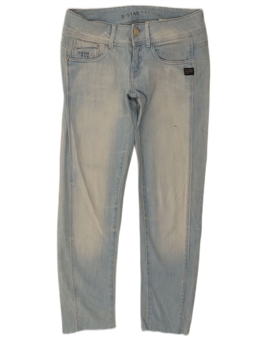 Damskie jeansy slim G-STAR W26 L25 Niebieskie bawełniane