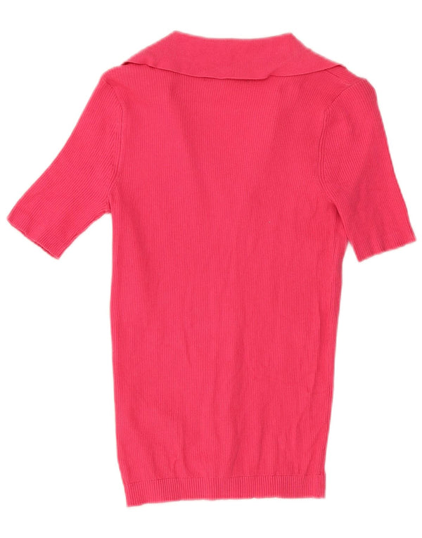 Damska koszulka polo Marks & Spencer UK 6 XS, różowa, bawełniana
