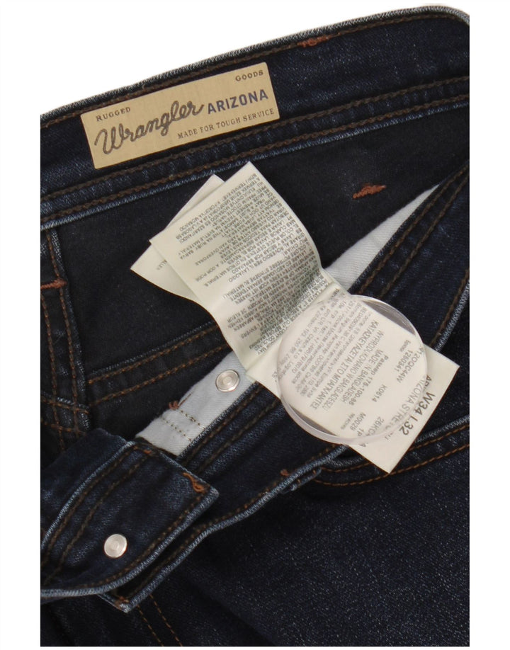 Męskie jeansy WRANGLER Arizona Stretch W34 L32 Granatowe, bawełniane