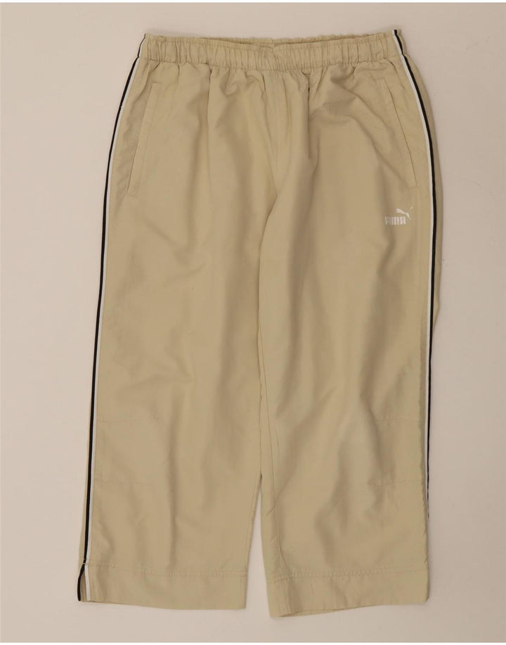 Damskie spodnie dresowe Puma Capri UK 14, duże, beżowe