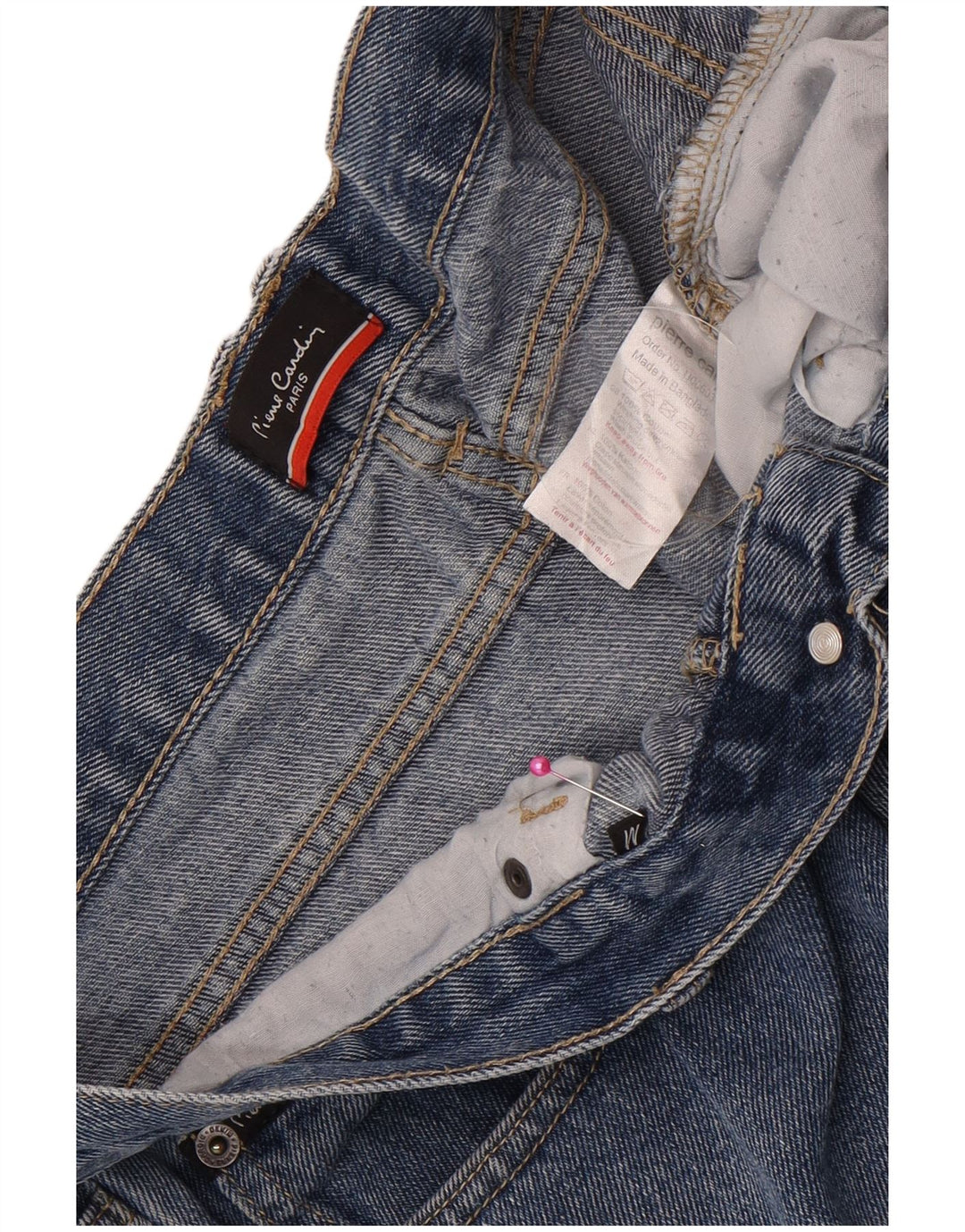 Męskie spodenki jeansowe Pierre Cardin Medium W32, niebieskie, bawełniane