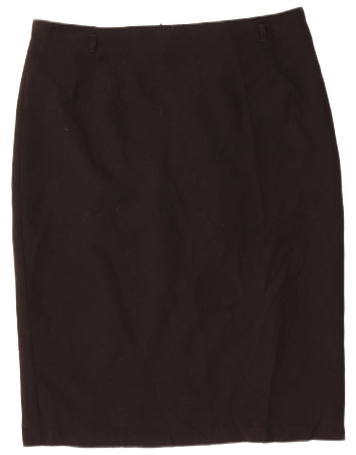 Marks & Spencer Damska spódnica ołówkowa UK 16 Large W34 Czarny poliester