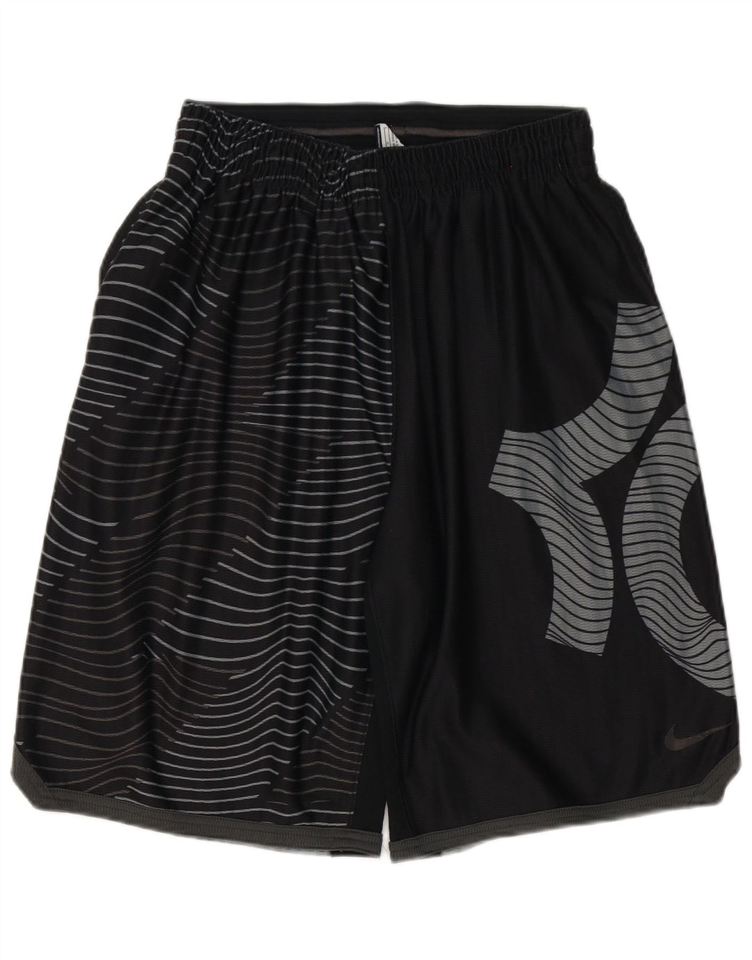 Męskie spodenki sportowe NIKE Dri Fit, duży, czarny, geometryczny poliester