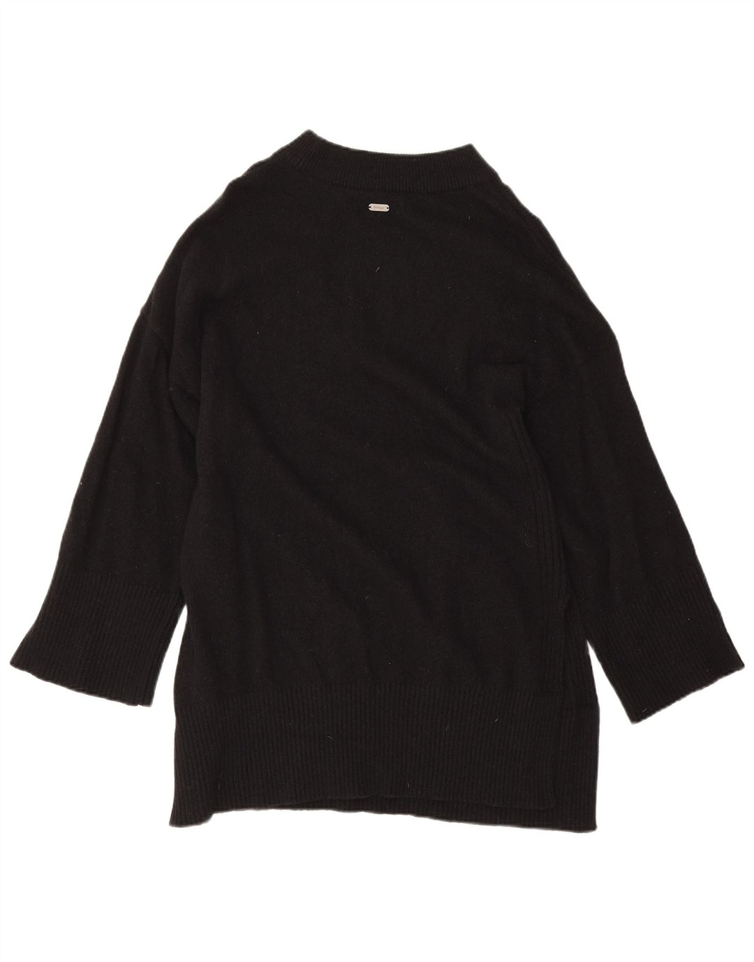 Damski sweter z długim rękawem Barbour z golfem UK 10 Small Black