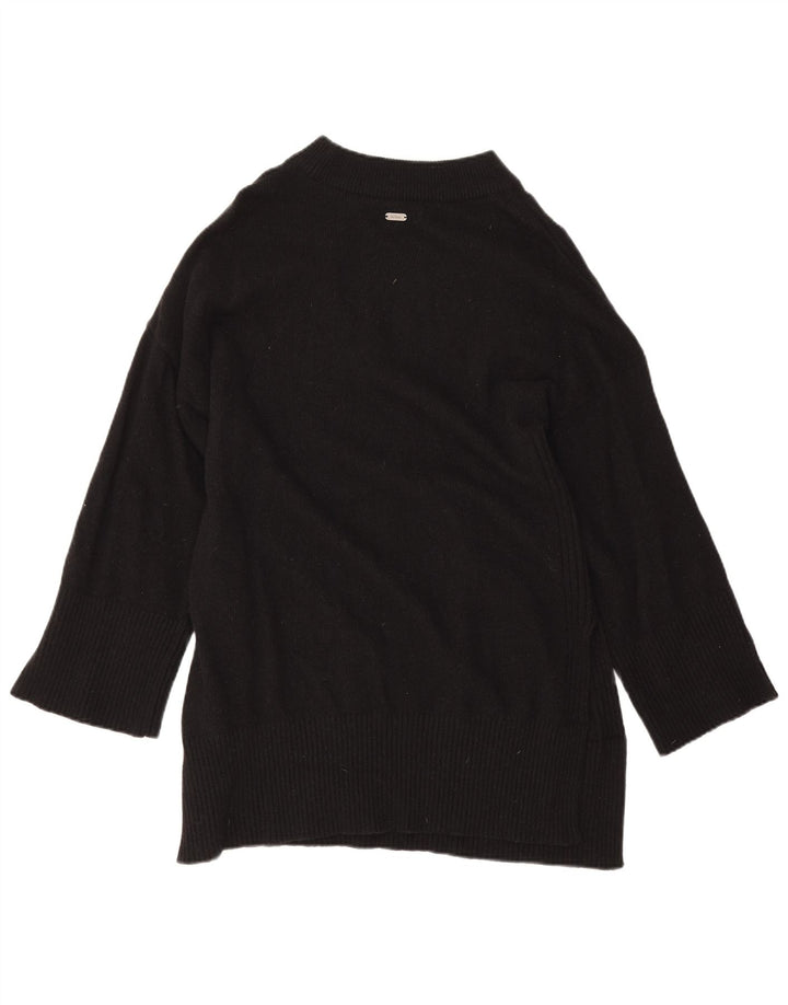 Damski sweter z długim rękawem Barbour z golfem UK 10 Small Black