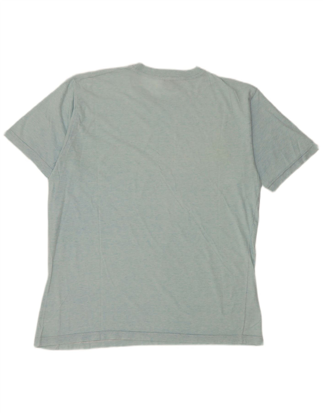 T-shirt męski Trussardi, duży, niebieski, bawełniany