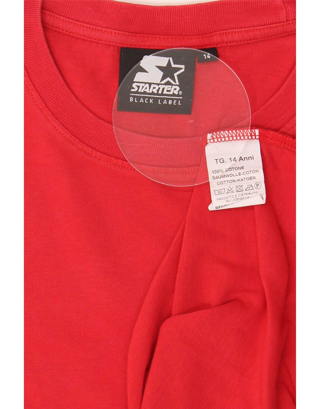 Chłopięcy T-shirt z grafiką Starter, 13-14 lat, czerwona bawełna