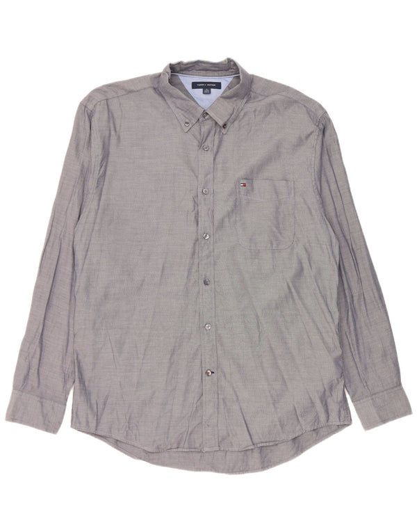 Koszula męska Tommy Hilfiger XL, granatowa, bawełniana