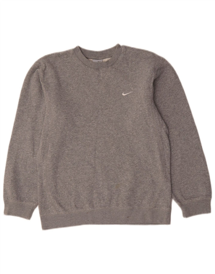 Bluza chłopięca Nike w wieku 12-13 lat, duża, szara, nakrapiana bawełna
