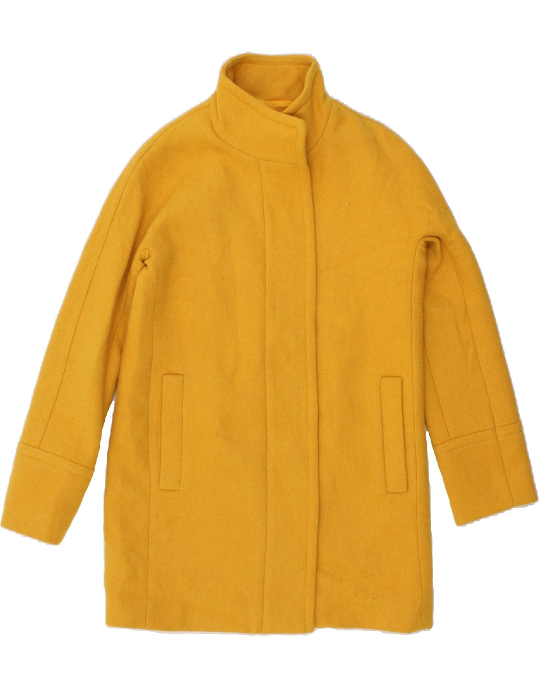 J. CREW Womens Overcoat US 2 XS Yellow Polyester Vintage J. Crew and Second-Hand J. Crew from Messina Hembry 