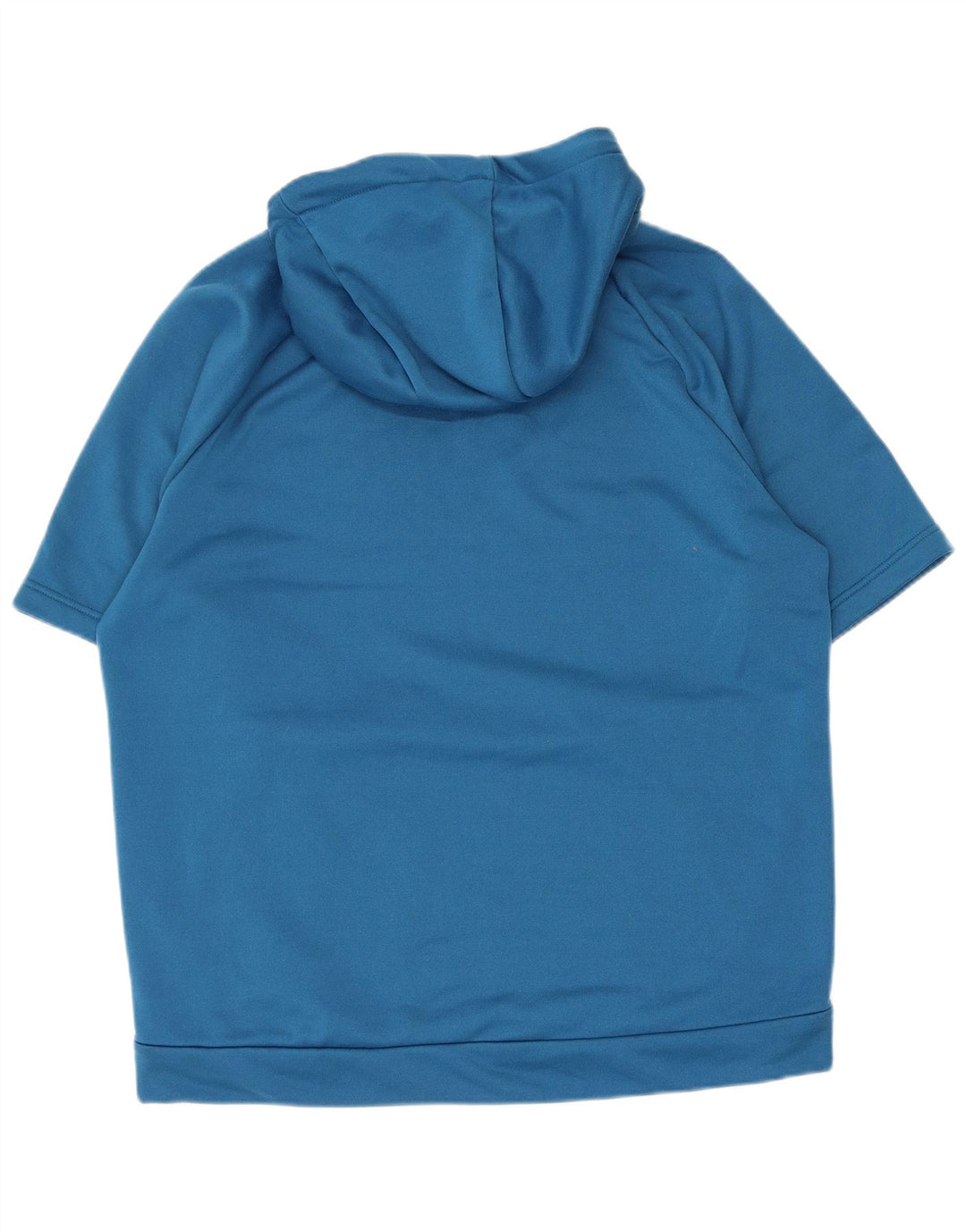 Męski sweter z kapturem i krótkim rękawem Nike Dri Fit, duży niebieski poliester