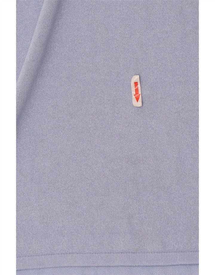 Marks & Spencer Damski top z długim rękawem UK 8 Small Blue Wiskoza