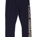 Damskie legginsy Superdry Graphic Capri UK 6 XS Granatowy poliester