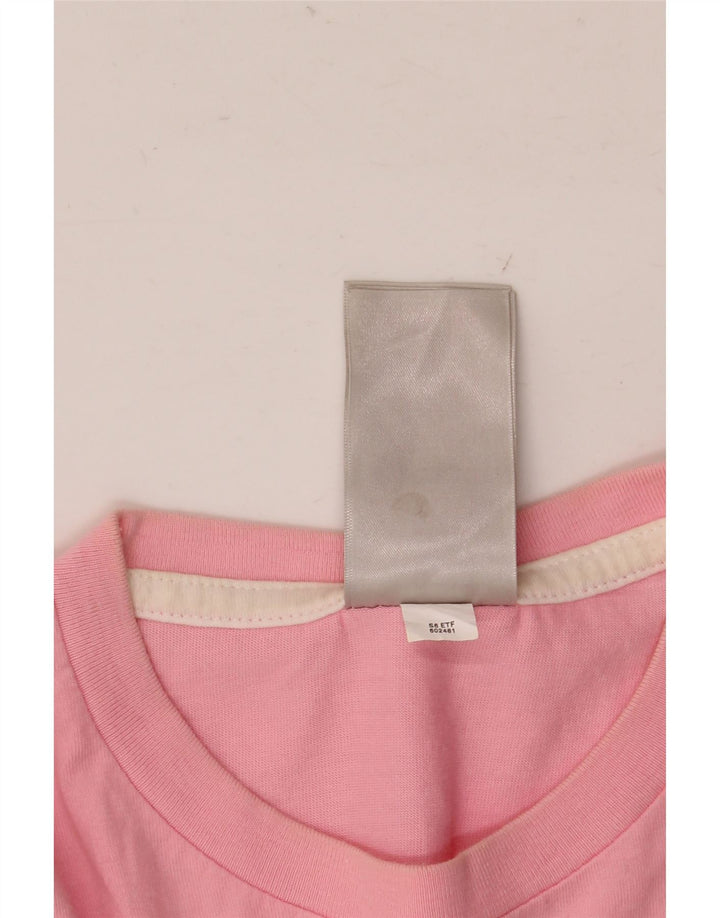 Męski T-shirt z grafiką Nike, średni, różowy, bawełniany