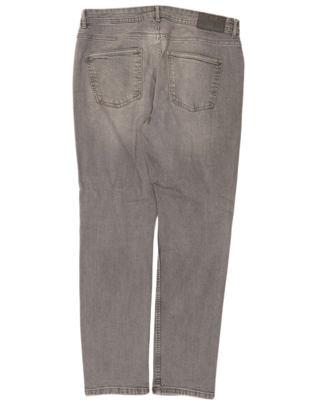 Męskie jeansy slim fit Denim & Co W34 L30 Szara bawełna
