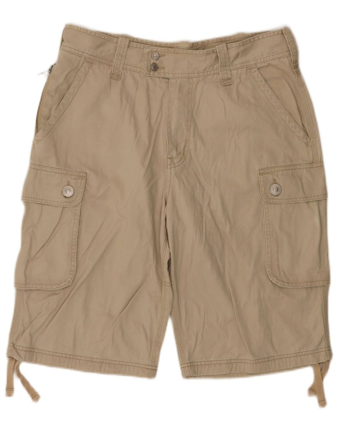 Męskie spodenki cargo Benetton IT 48 Medium W36 beżowa bawełna
