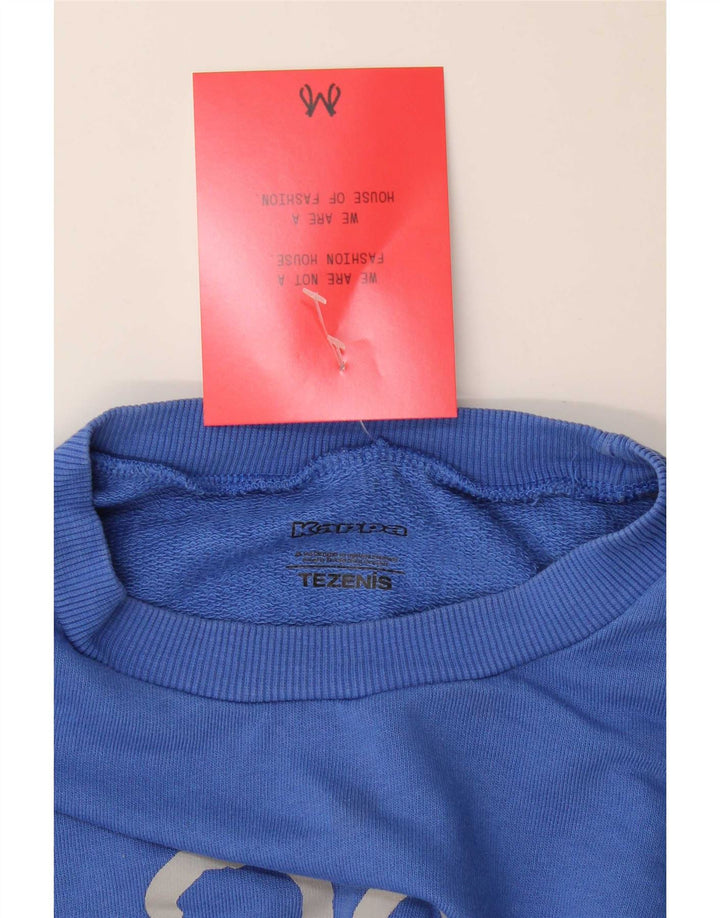 Damska bluza Kappa Graphic Oversize Sweter UK 12 Medium Blue